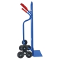 Preview: TRESTLES Profi Sackkarre Treppensteiger robuste Transportkarre 250kg S04HS blau 