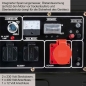 Preview: Scheppach Stromerzeuger Diesel Generator DSE5500 Notstromaggregat 230V 400V 5kW 2x230V | 1x400V | 1x12V | AVR | E-Start | 7,9PS | 5000W