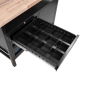 Preview: Güde Werkbank P 1200 SLT Black Line 1190 x 650 x 850 mm, Robuste Profi-Qualität 