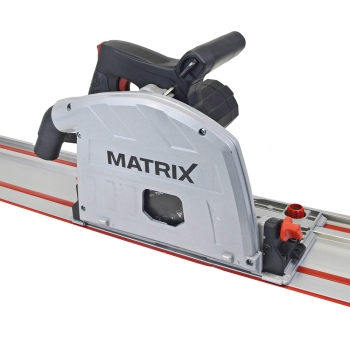 MATRIX Handkreissäge Tauchsäge mit Führungsschiene TRS 1400-64 1400W 190mm 70mm 