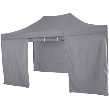 SIENA GARDEN Allrounder Pavillon Faltpavillon 300 x 450 cm rechteckig grau 