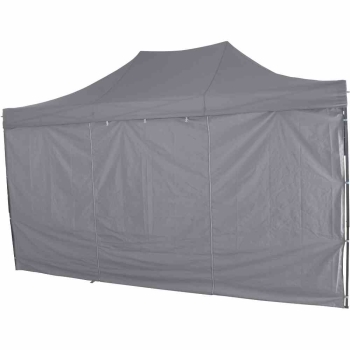 SIENA GARDEN Allrounder Pavillon Faltpavillon 300 x 450 cm rechteckig grau 