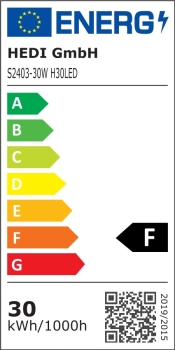 HEDI Wandstrahler außen H30LED Fluter Außenleuchte 30W IP65 zur Wandbefestigung 