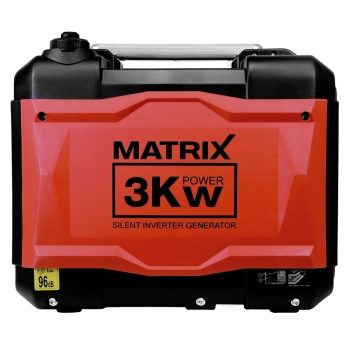 MATRIX Inverter Notstromaggregat Stromerzeuger Benzin 3300W PG3000i-USB 149cm³ 