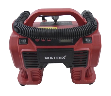 MATRIX Kompressor Akku Minikompressor Akkuluftpumpe AC 20V Li X-One 11bar Solo
 