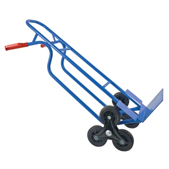 TRESTLES Profi Sackkarre Treppensteiger robuste Transportkarre 250kg S04HS blau 