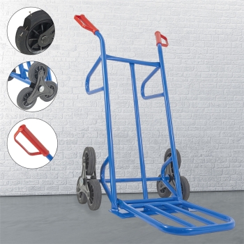 TRESTLES Profi Sackkarre klappbar Treppensteiger Transportkarre 200kg S20 blau 