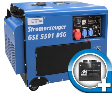 GÜDE Notstromaggregat Stromerzeuger Stromgenerator Diesel Generator GSE 5501 DSG 