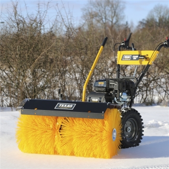 TEXAS Kehrmaschine Benzin Schneeräumer Schneefräse Laubsammler Combi 800TG 5in1 