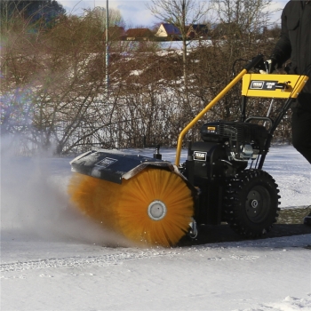 TEXAS Combi 800TGE 5in1 Benzin Kehrmaschine Schneeräumer Schneefräse E-Start 