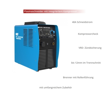 GÜDE Plasmaschneider Plasma Cutter Plasmaschneidgerät GPS-K AIR CUT 40 AK 