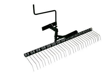 TEXAS 90053035 Rechen 120 cm Breite passend für Rasentraktoren Sammelrechen 