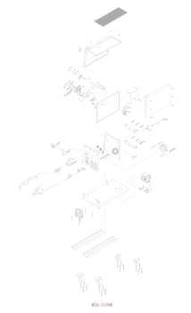 MATRIX Ersatzteil Anschlusskabel 5x1,5 mm² 240 cm KCD-101 16A für MIG MAG 200 