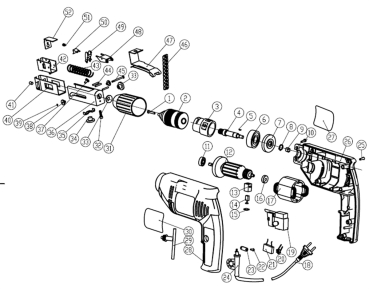 MATRIX Ersatzteil Bit für Elektro Trockenbauschrauber Magazinschrauber DSD 380 