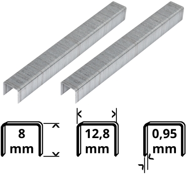 GÜDE Nagler Klammern 8 mm KN 14 Tackerklammern Heftklammern 5000 Stück 