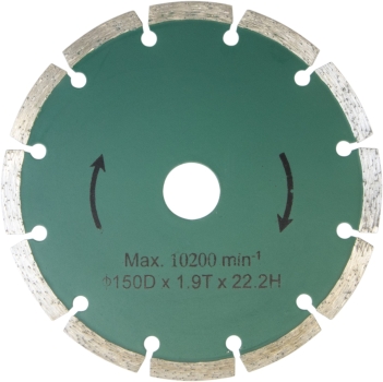 GÜDE Diamanttrennscheibe 150 x 22,2 mm Trennscheibe für Mauernutfräse MD 1700 