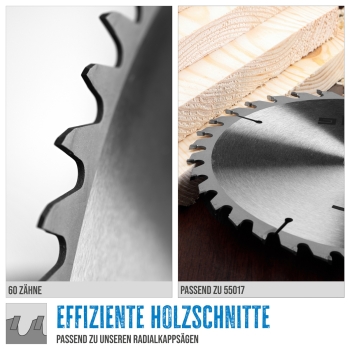 GÜDE Holzsägeblatt HM 305x25,4 mm - 60 Zähne - Ersatzblatt Sägeblatt 