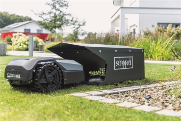 Scheppach Mähroboter Garage Regenschutz Carport Dach für Rasenroboter RoboHome 