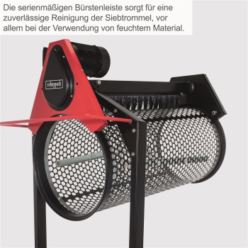 SCHEPPACH RS 400 Gartenrollsieb Sieb Trommelsieb Kompostsieb Erdsieb 230V 