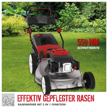 GÜDE Premium Benzin Rasenmäher Motormäher Benzinmäher Big Wheeler 553.1 R Alu 
 