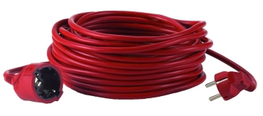 HEDI VK50P01 PVC-Verlängerungsleitung 50 m, rot ***NEU*** 