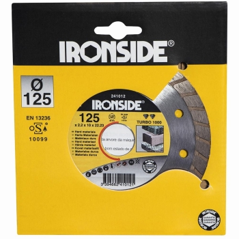 IRONSIDE Diamant-Trennscheibe Typ EUROJET 125mm, 2,2/10mm Rand geschlossen ***NEU*** 