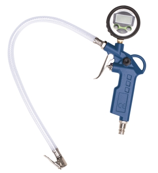 SCHEPPACH Reifenfüller digital Druckluftprüfer Manometer Reifendruckpistole 