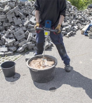 GÜDE Rührwerk Betonmischer Handrührgerät Betonrührer Quirl Mörtelrührer GRW 1800 