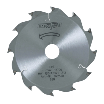 MAFELL Hartmetall Sägeblatt HM 120 x 1,8 x 20 mm - 12 Zähne - Ersatzblatt 