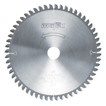 MAFELL Hartmetall Sägeblatt HM 160 x 1,2/1,8 x 20 mm - 56 Zähne - Ersatzblatt 