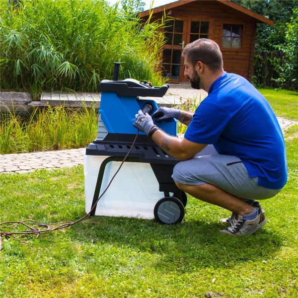 GÜDE Gartenhäcksler GH 2800 SILENT Holzhäcksler Häcksler Walzenhäcksler 2800 W 