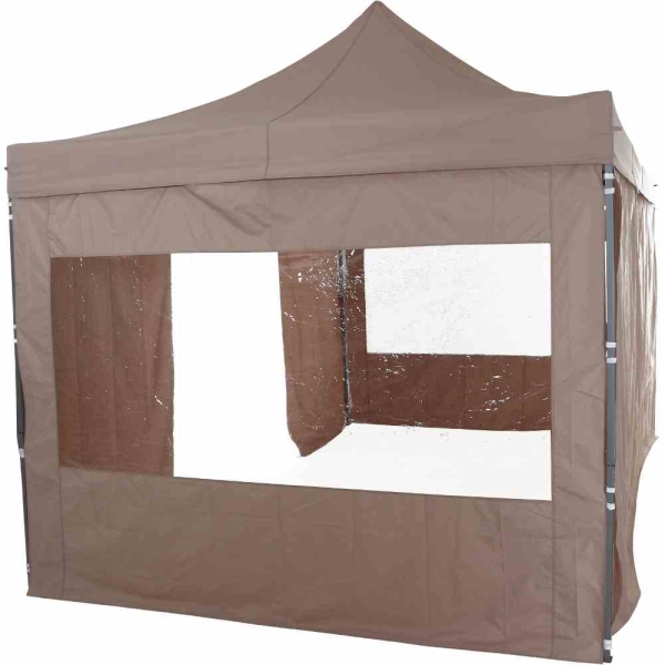 SIENA GARDEN Allrounder Pavillon Faltpavillon 300 x 450 cm rechteckig taupe 