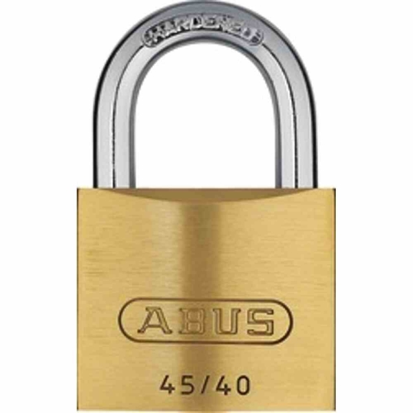 ABUS Vorhangschloss Messing 45/40 Twins 2er Set gleichschließend 2 Stück 40mm 