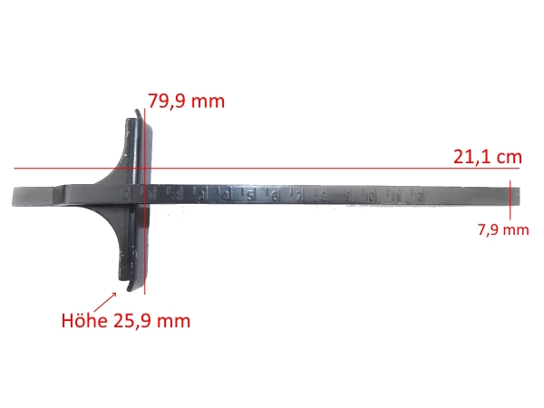 MATRIX Ersatzteil Parallelanschlag für Handkreissäge Kreissäge MCS 500-1 