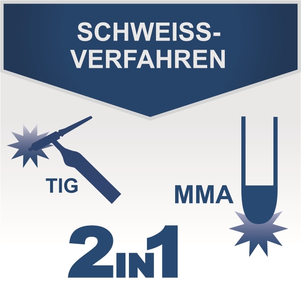 SCHEPPACH WIG2000 Multi Schweißgerät Schweißer 200A 230V TIG und MMA Digital 