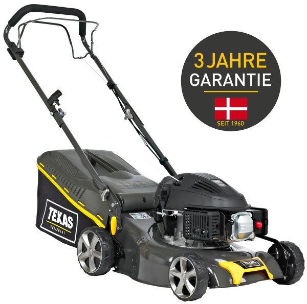 TEXAS Rasenmäher Benzin mit Antrieb Smart 4210TR Radantrieb Mulchkit Fangkorb 