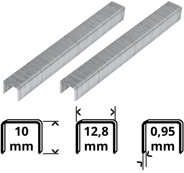 GÜDE Nagler Klammern 10 mm KN 14 Tackerklammern Heftklammern 5000 Stück 