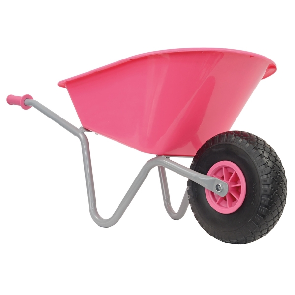 Matrix Kinder Schubkarre rosa Kinderschubkarre Schubkarre pink  *40kg Tragkraft* 