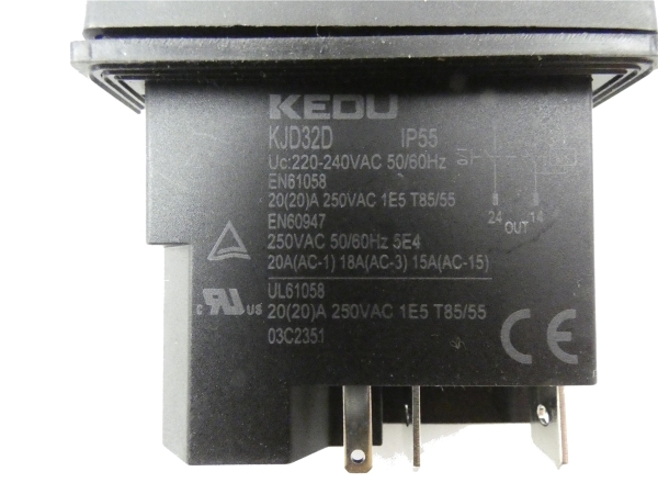 SIRL Ersatzteil Elektromagnetischer Schalter KEDU KJD32D AC250V 16A 5 Kontakte 