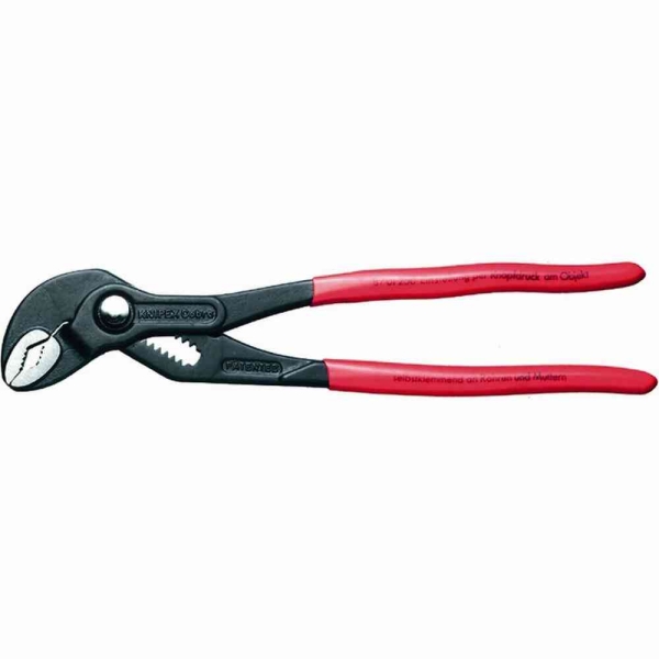 KNIPEX 0302201 Cobra® Wasserpumpenzange 180mm 2-Komponenten Rillengelenk 