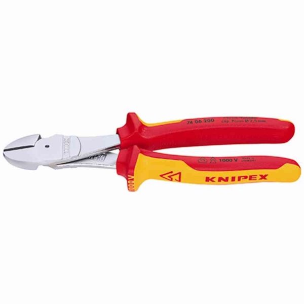 KNIPEX 0304195 Seitenschneider, 250mm, Schutzisoliert 1000V, Isoliert, VDE geprüft, Kraftseitenschneider ***NEU*** 