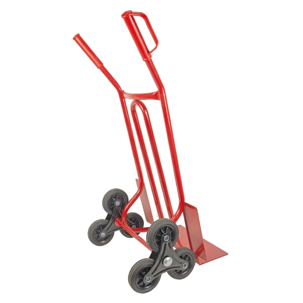 TRESTLES Treppen Sackkarre Treppensteiger Transportkarre Profi 250kg S01HS rot 