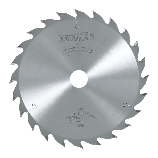 MAFELL Hartmetall Sägeblatt HM 168 x 1,2/1,8 x 20 mm - 24 Zähne - Ersatzblatt 