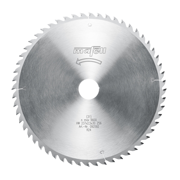 MAFELL Hartmetall Sägeblatt HM 237 x 1,8/2,5 x 30 mm - 56 Zähne - Ersatzblatt 