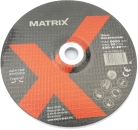 MATRIX Schleifscheibe für Metall 230mm Durchmesser 22mm Achsbohrung 