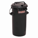 SULO 1052566 Systemmülleimer 50l Kunststoff grau Aluminiumverschlussbügel 