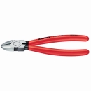 KNIPEX Seitenschneider 140mm mit Facette Elektrostahl schwarz VDE-geprüft 